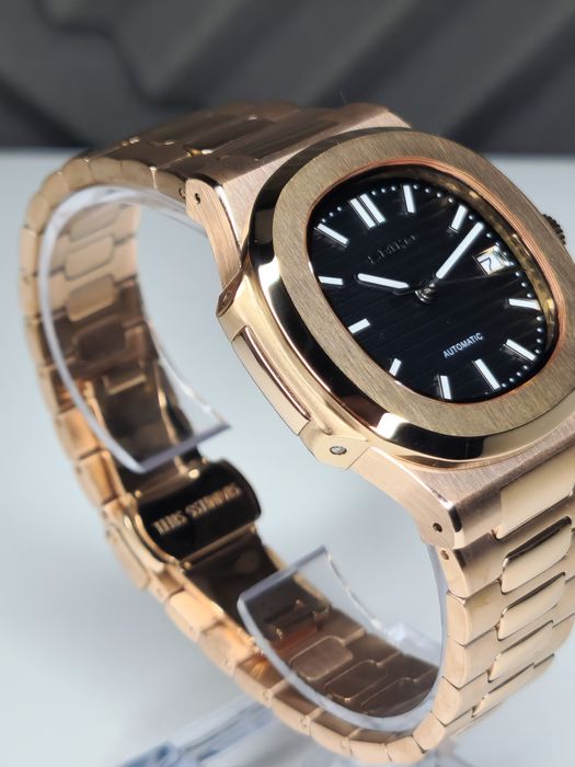 Seiko Mod Nautilus Rose Gold