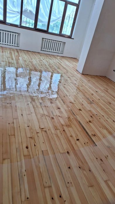 Шлифовка пол паркет