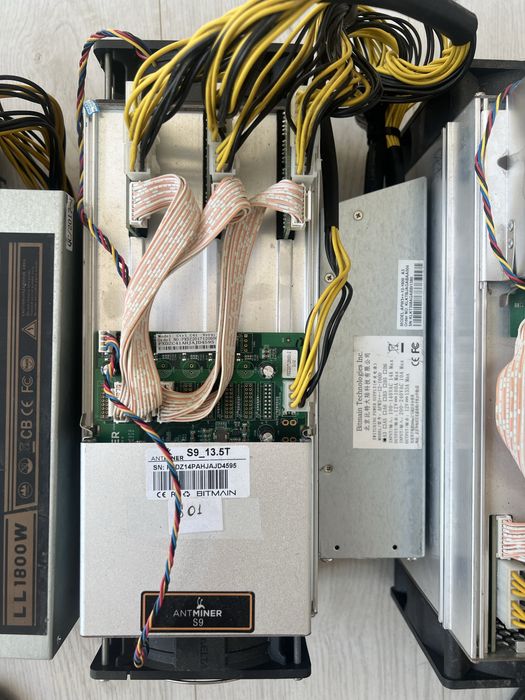 AntMiner + Sursa 1600/1800 W, modele L3+/S9j/S9