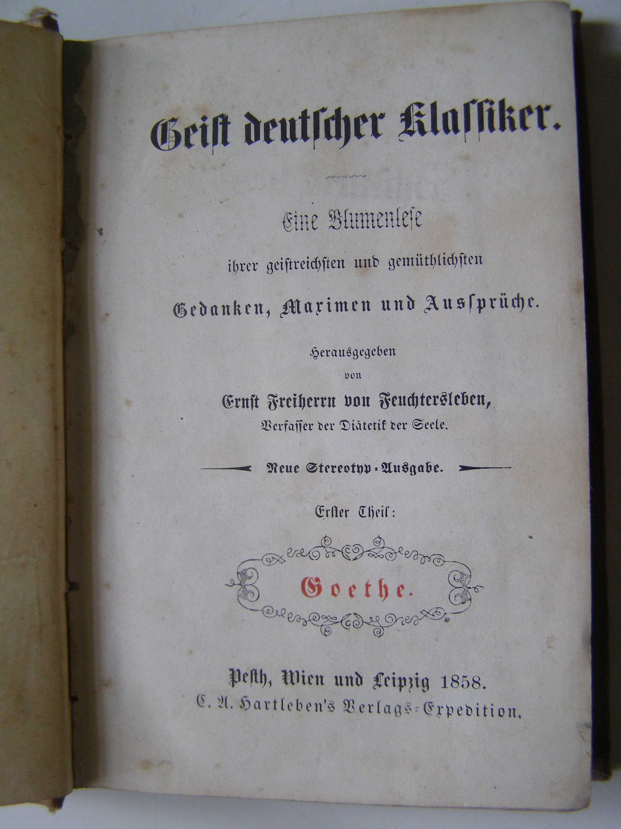 Carte veche in limba germana