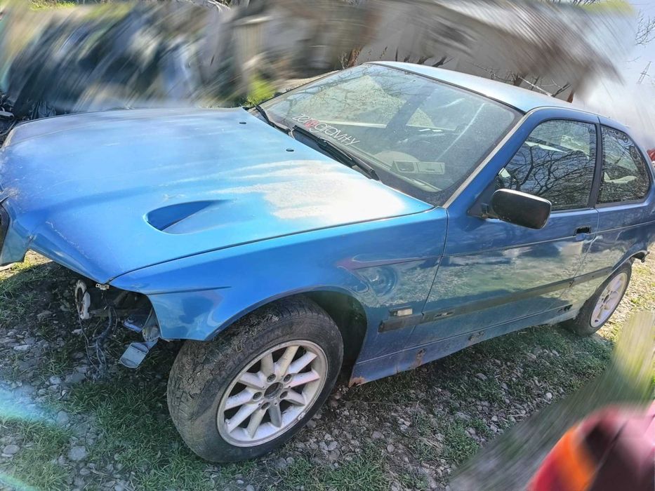 caroserie bmw e36 compact fara motor  ideal pt proiect drift/drag