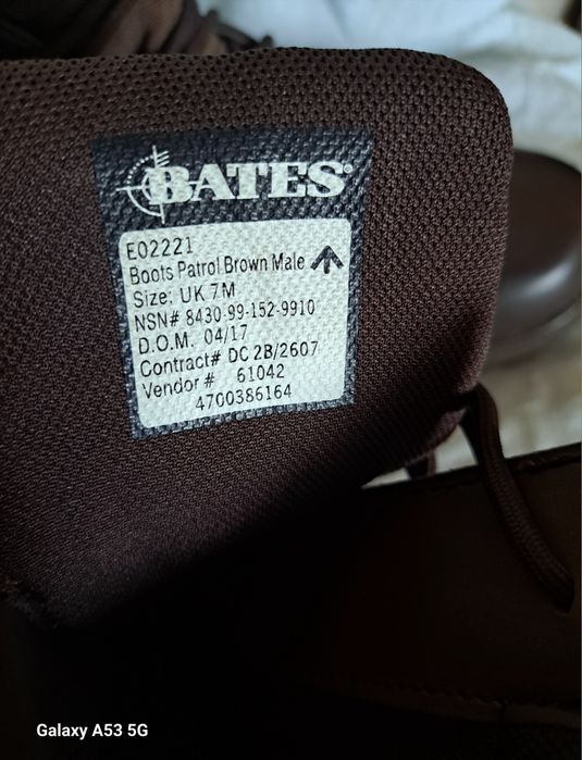 Тактически кубинки Bates 41 номер