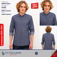 Рубашка U.S.Polo Assn с рисунком под джинсу