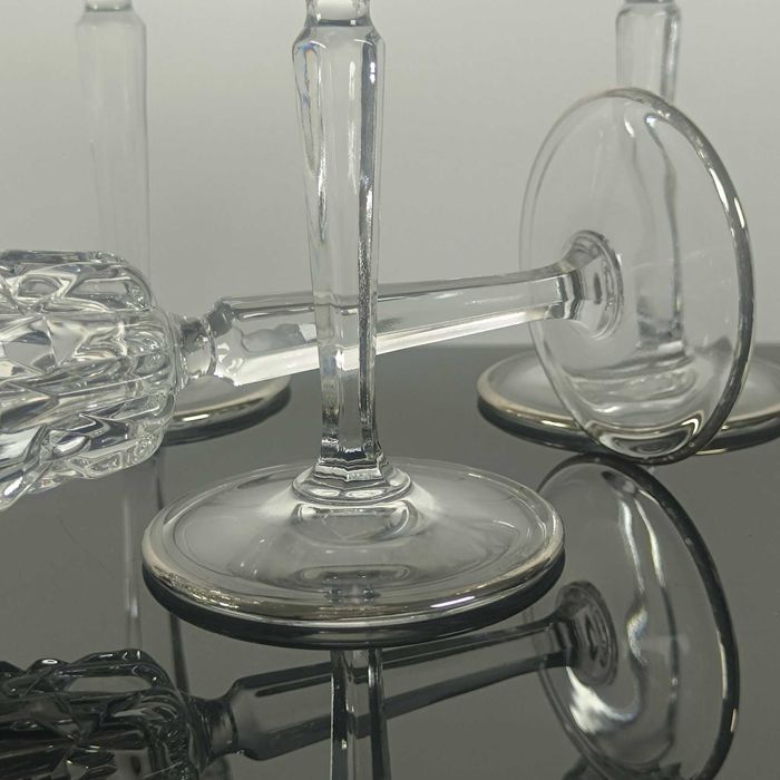 Красиви кристални, италиански флейти за шампанско