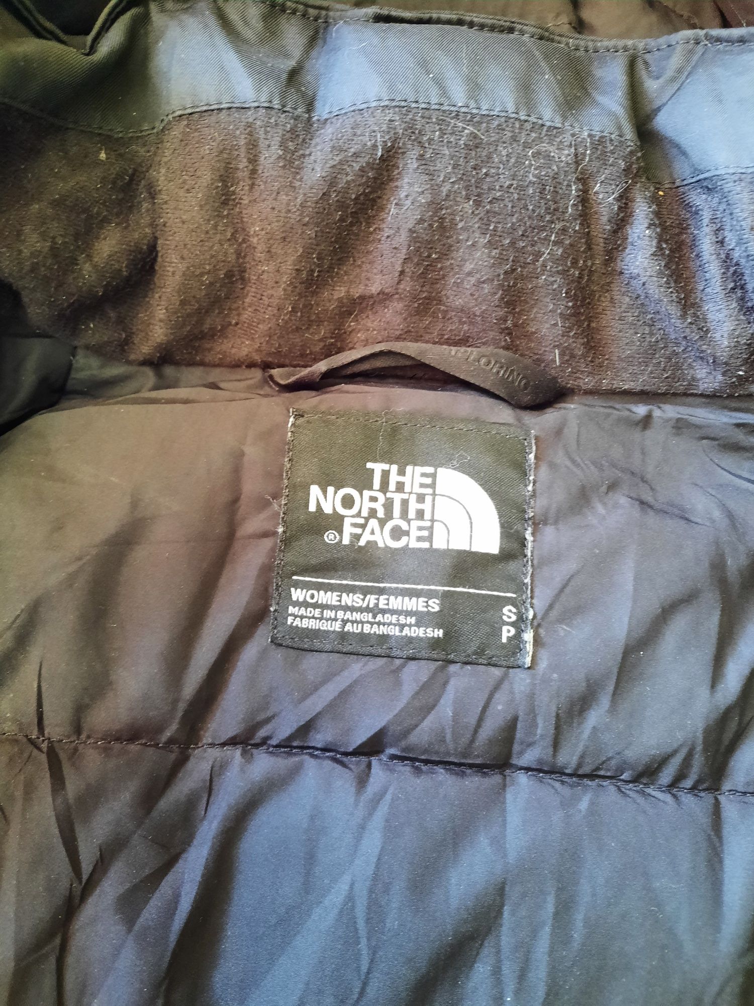 Парка The north face пух ,размер S
