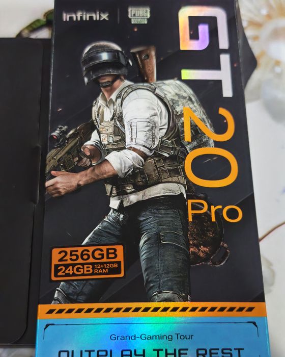 Infinix GT 20 pro 24/256gb holati yaxshi ustokurmagan karopka dakument