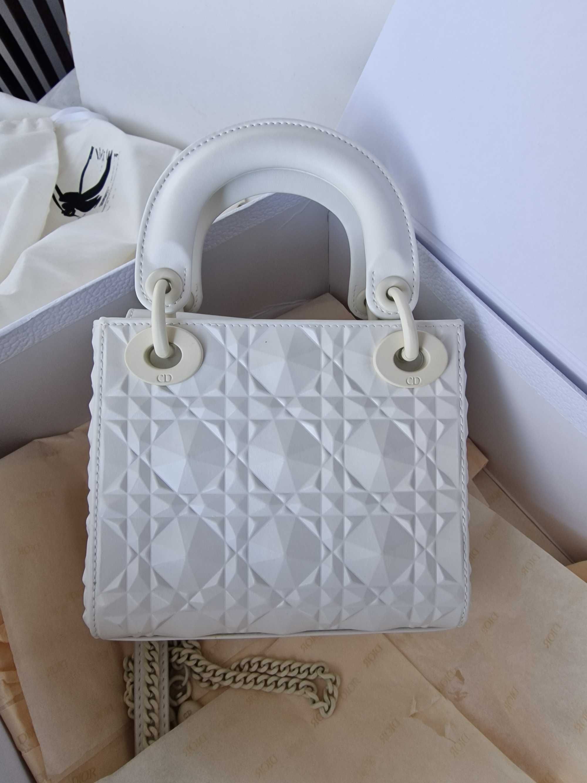 SADDLE , Lady Dior mini diamond motif