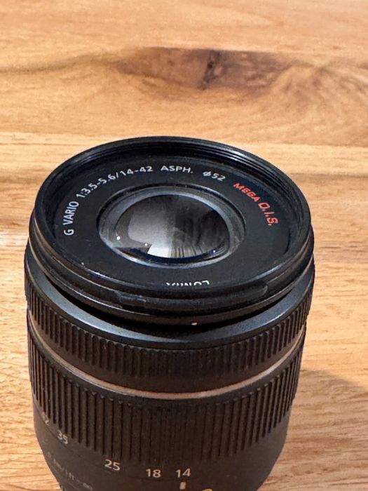 obiectiv Panasonic 14-42 f3.5-5.6, montura MFT + filtru ND