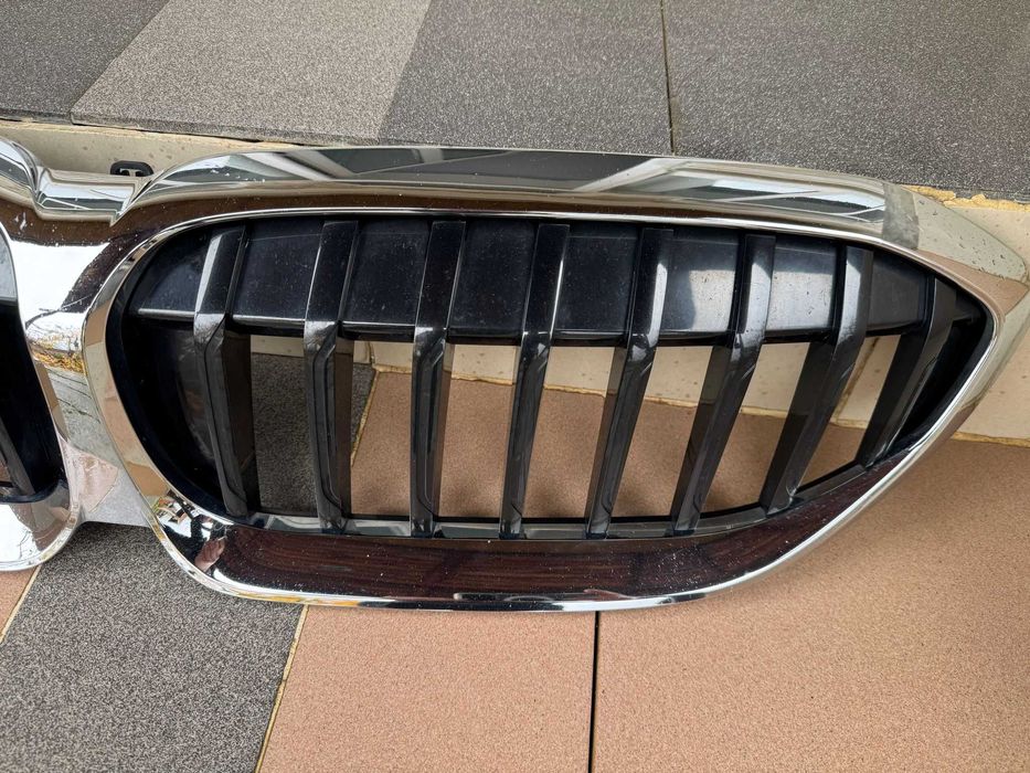 Set crom ornamente toba,Grila activa inferioara,Grila radiator BMW G20