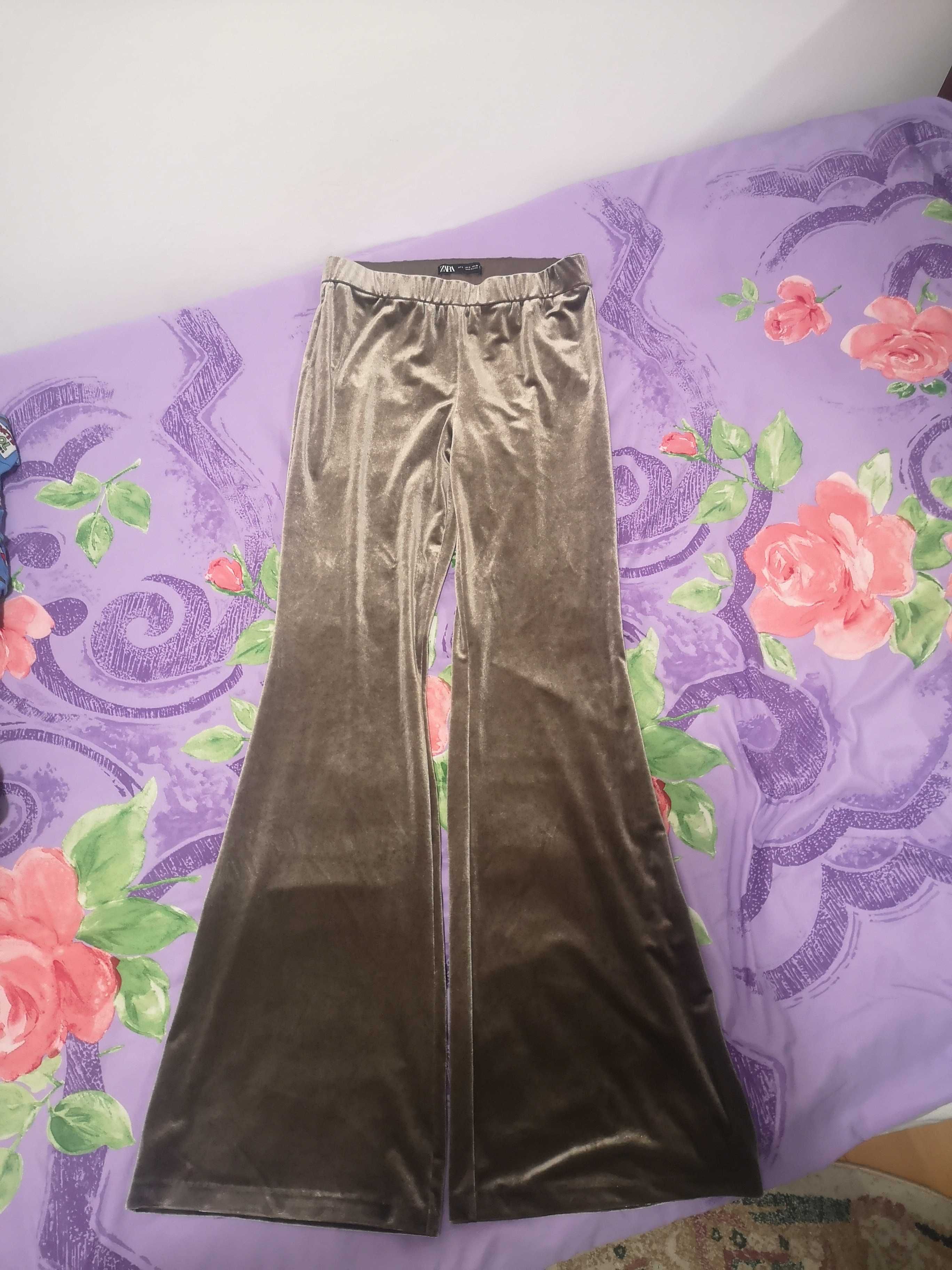 Pantaloni de catifea, Zara, mărimea L