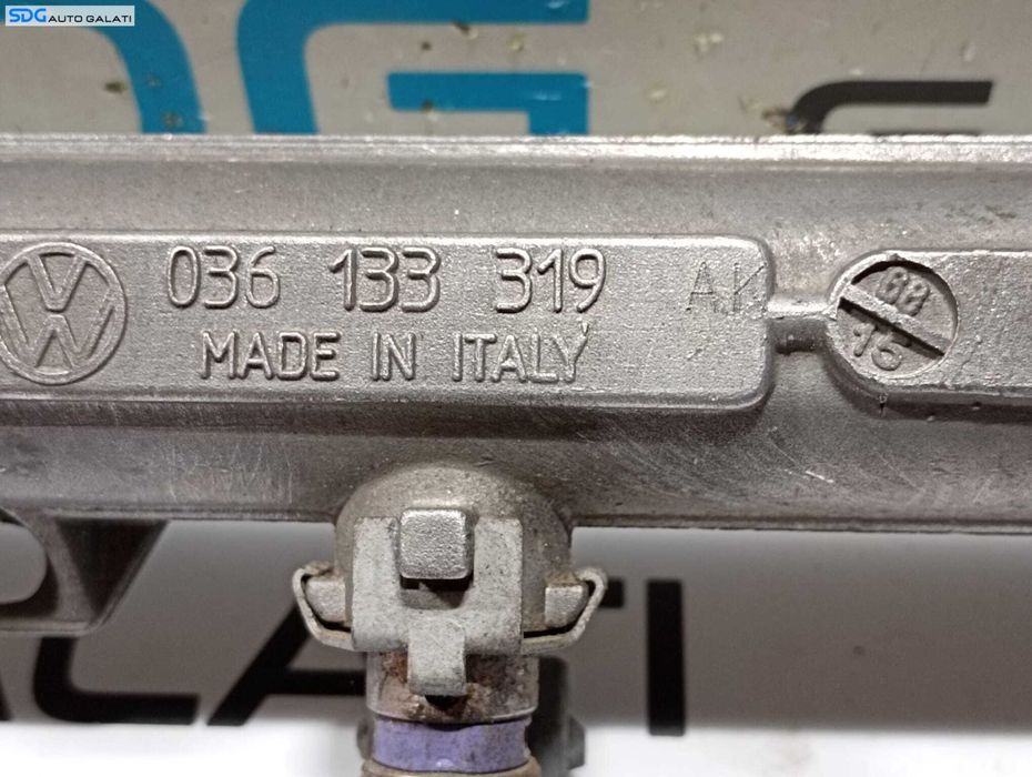Rampa Presiune cu Injectoare Distribuitor Carburant Motorina Volkswagen Polo 9N 1.6 2004 - 2008 Cod 036133319AK 036031A 036133035A [M6016][M6017]