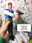 Figurina vintage Action Man GI Joe, funcții mecanice