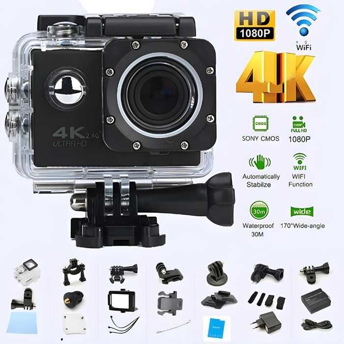 Спортна екшън Камера 4K ULTRA HD / PA973