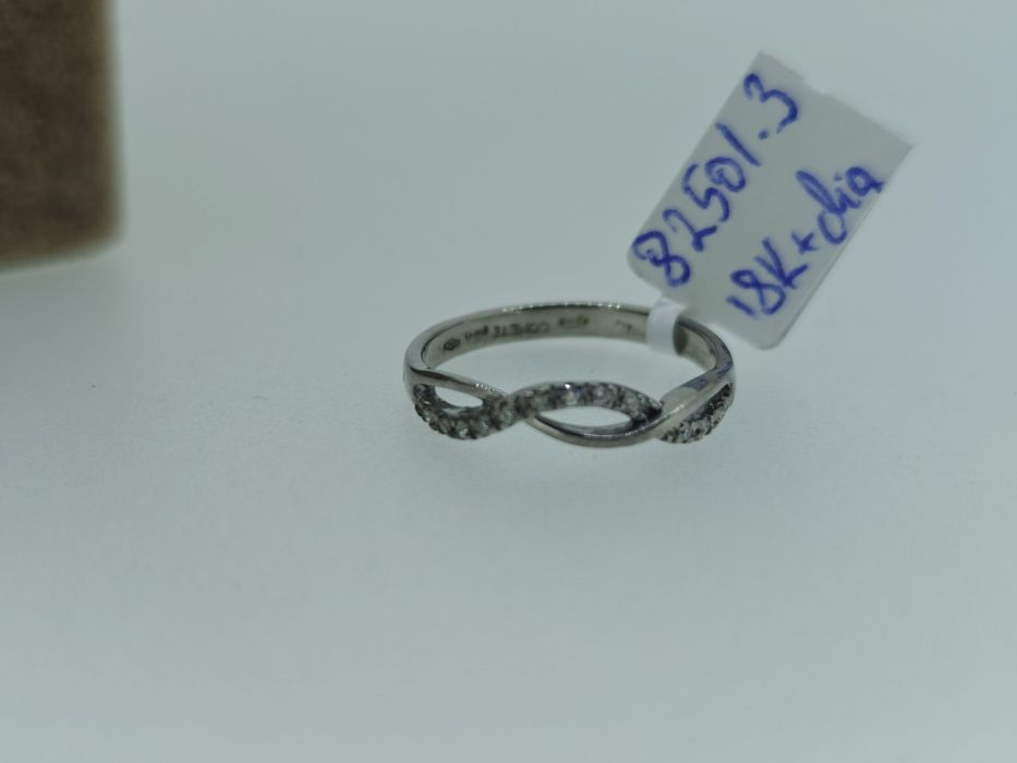 Inel aur 18k 2.35gr marca COMETE cu diamante naturale (r)