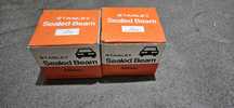 2 NOS STANLEY JAPONIA 4"x6"12V65 55watt PĂTRAT 3pini NOU Beam FAR