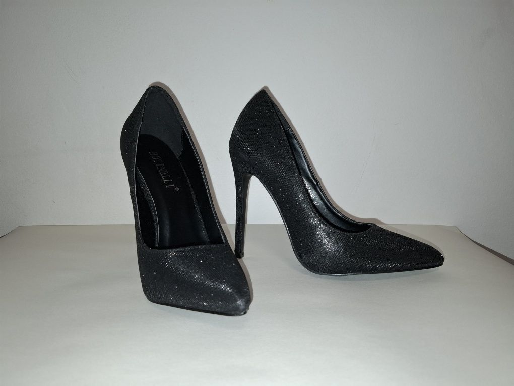 Pantofi Negri Toc