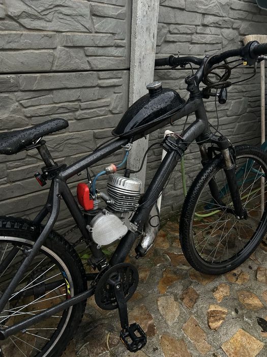 Bicicleta cu motor 80cc tunning by Vericu