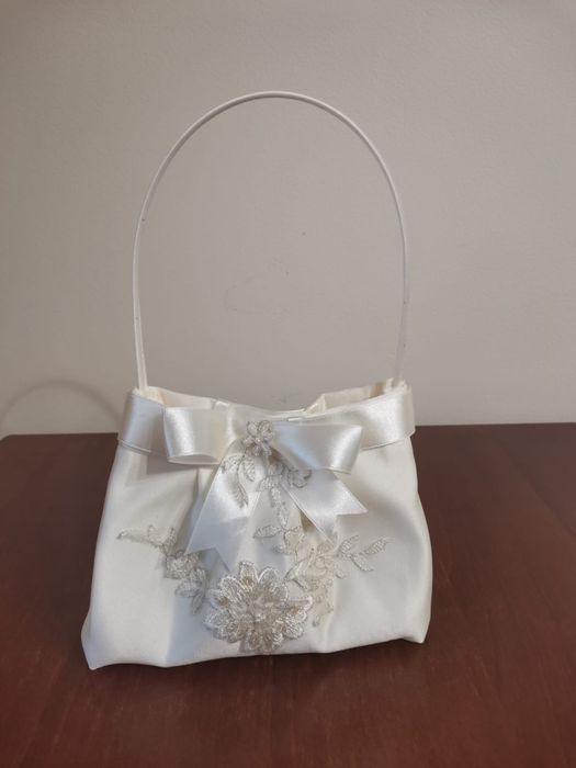 Poseta mireasa satin