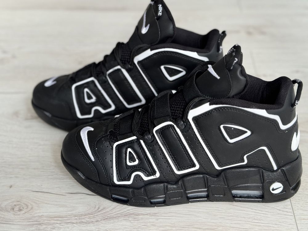 Nike Air More Black White Black GS 96 Uptempo