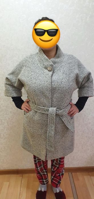 Пальто, новинка, одевала 1 раз, район Сатпаева Розыбакиева