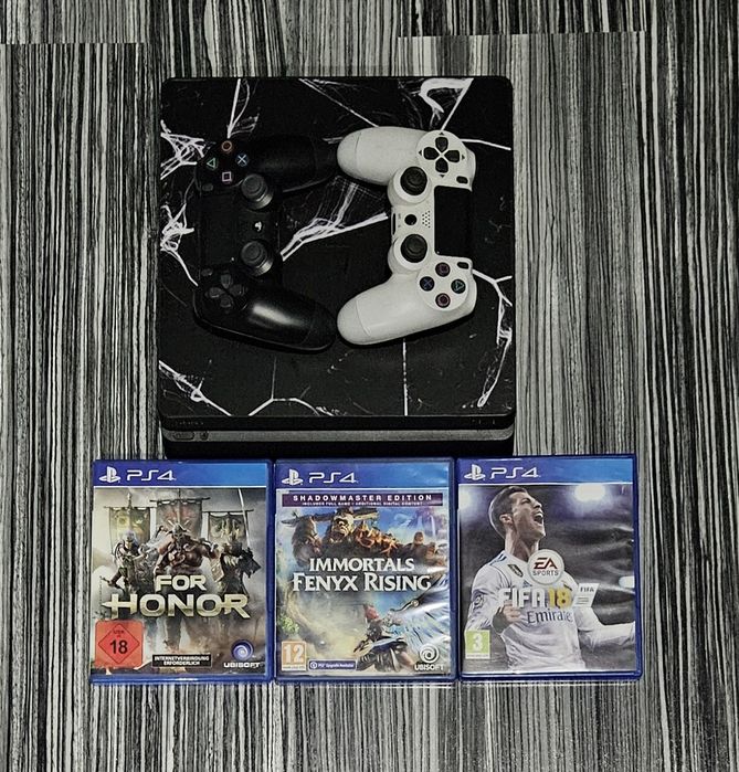Consola Sony ps 4 slim+ 3 jocuri