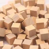 10 броя дървени кубове 30mm