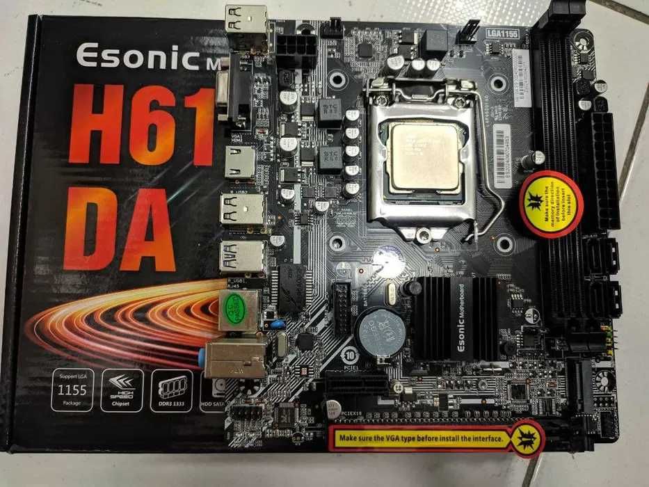 Новинка! Плата Esonic H61 + CPU Core i3-2100