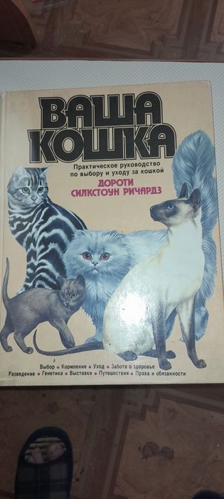 Продам книгу по уходу за кошкой.