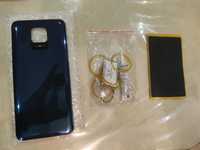 Redmi Note 9s va 9Pro kamyop ko'k orqa qopqoq krishka(kley, rezinka)