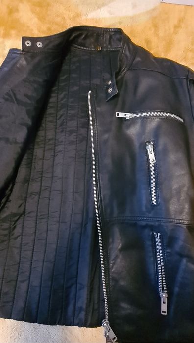 Geaca moto din piele naturala