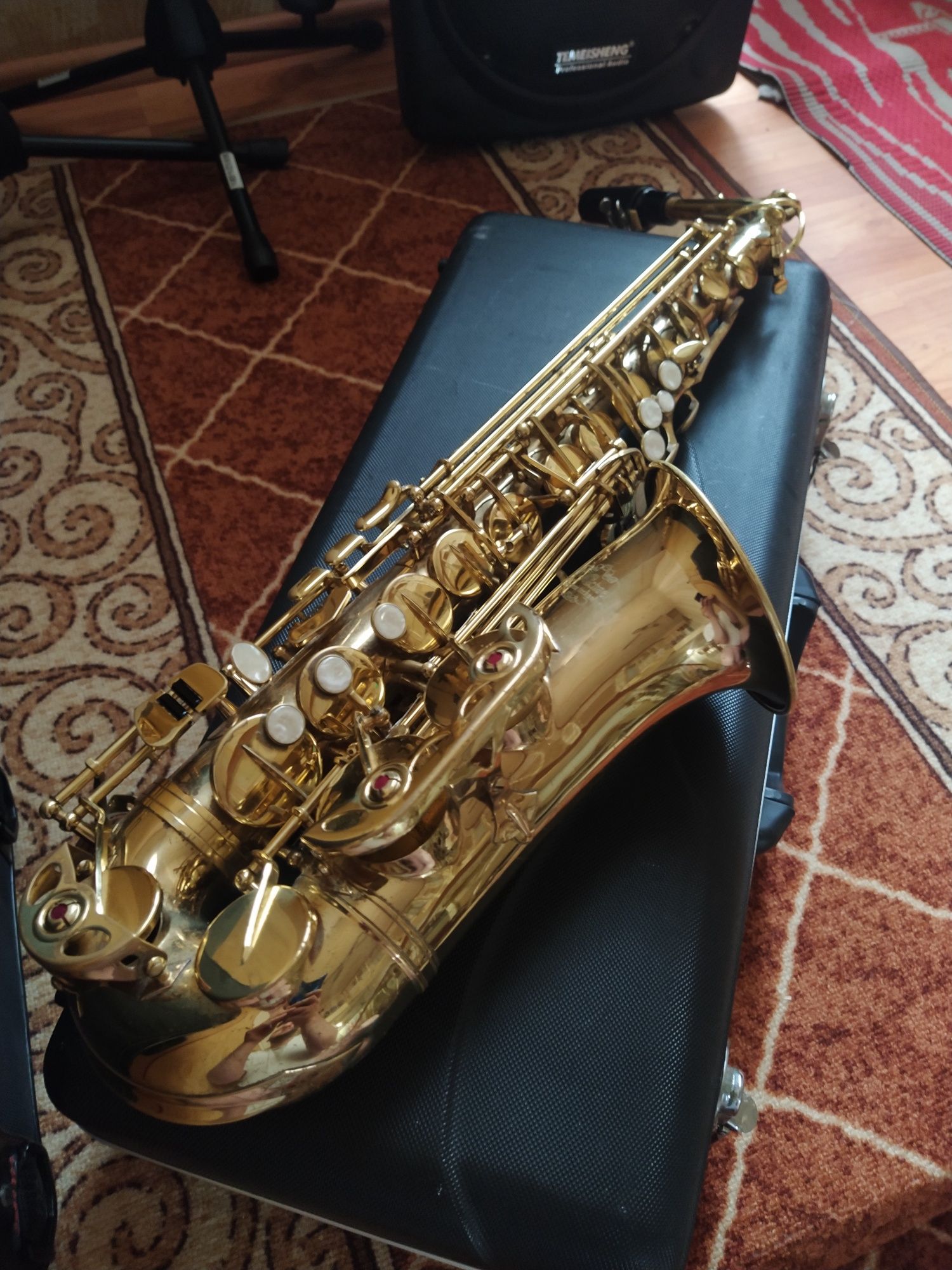 Vând saxofon J.Michael cu toate accesoriile ton bun 
Preț 350€ neg.. m