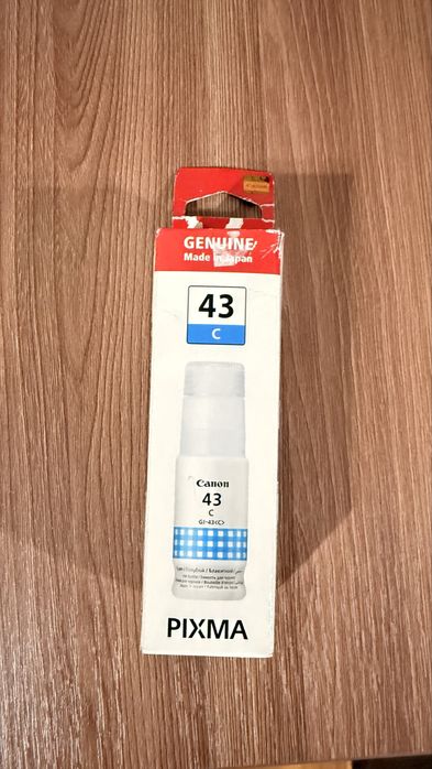 Чернила принтера Canon GI-43 голубая