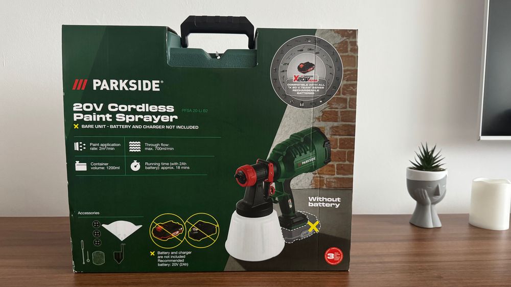 Pistol NOU de vopsire Parkside fara baterie