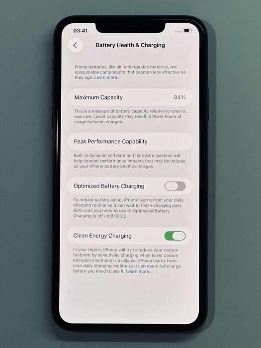 iPhone 11 ProMax Grey 256GB 94% battery noWiFi