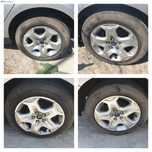 Set 4 Jante Tabla cu Capace 215 55 16 R16 Ford Focus 3 2010 - 2018 [K5960]