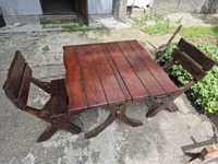 Дървена геадинска маса
