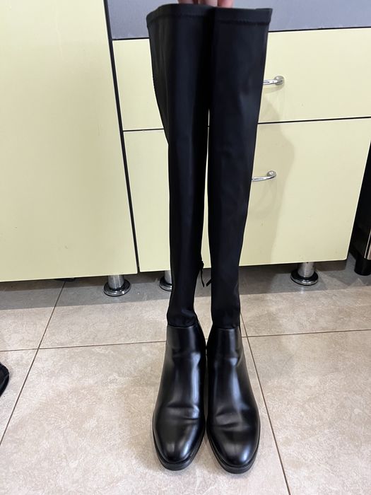 Cizme lungi tip soseta Stradivarius 38