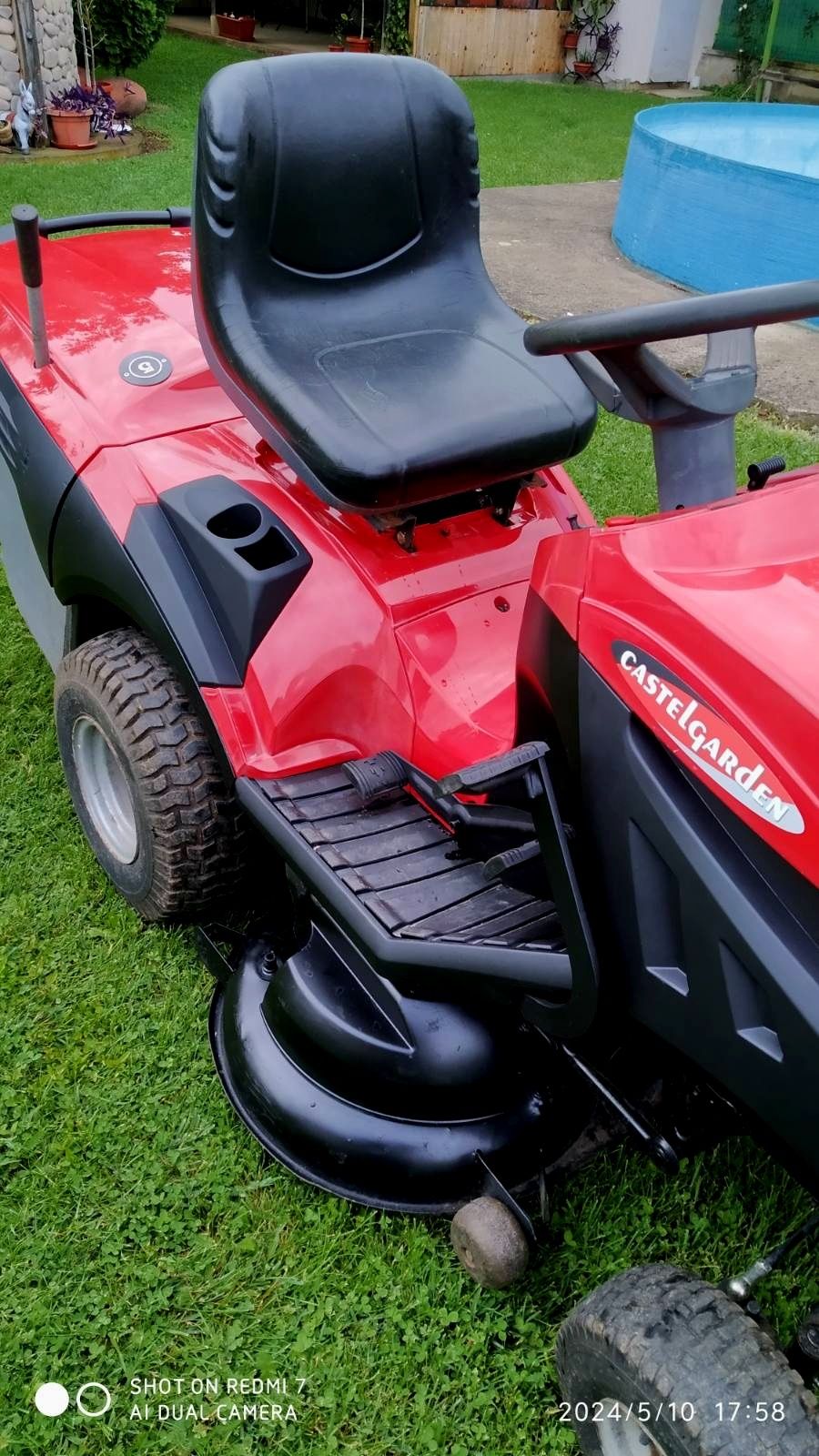 Трактор косачка CASTELGARDEN двигател HONDA 16 HP