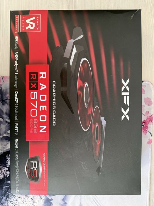 Placa Video rx 570 xfx 8 gb Vram
