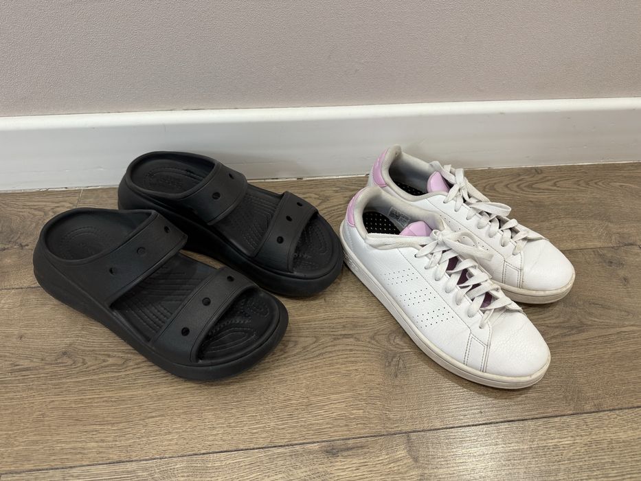 Кеды adidas , crocs 38рр