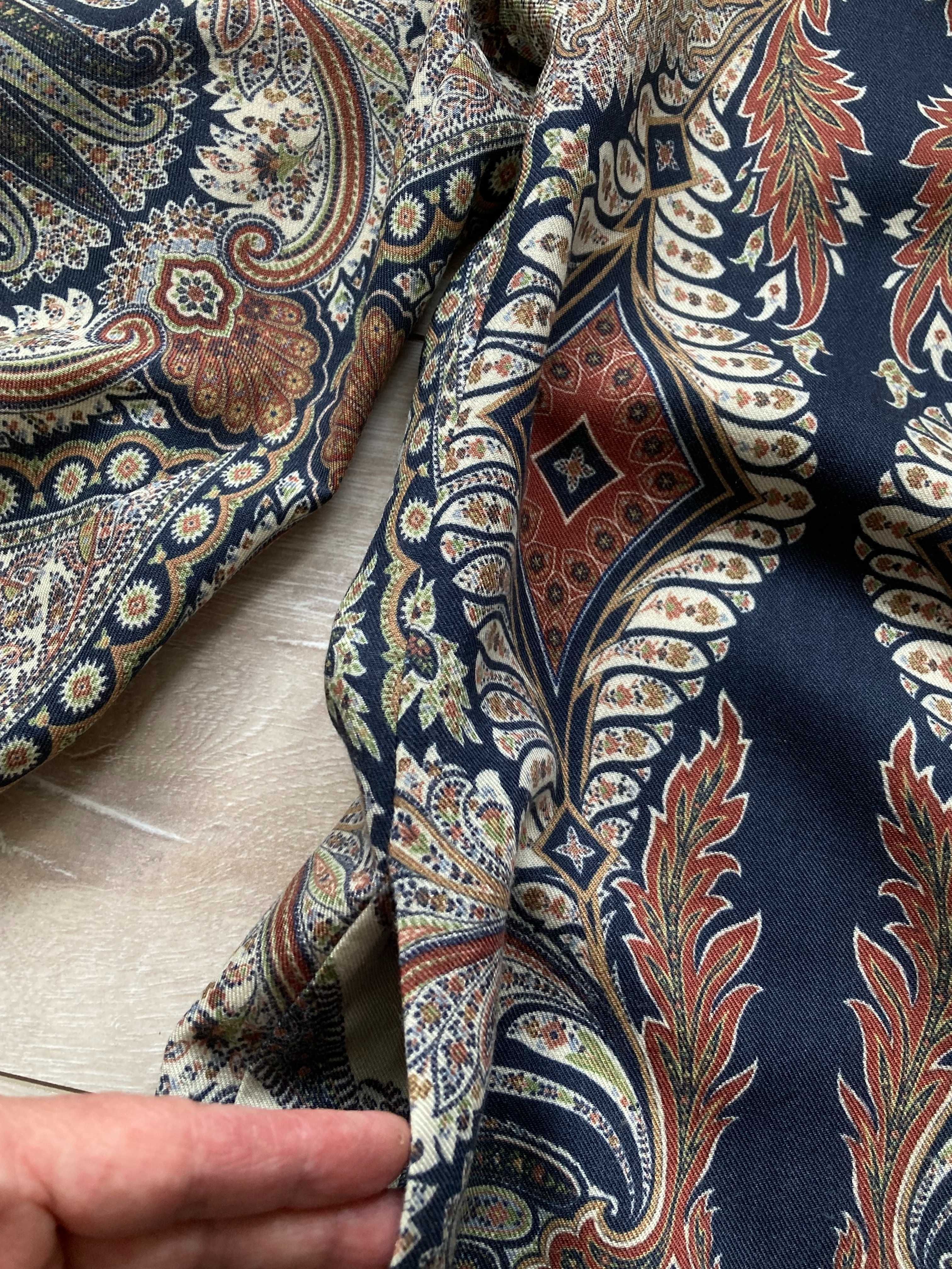 ETRO Milano женска елегантна рокля вълна и коприна размер 38