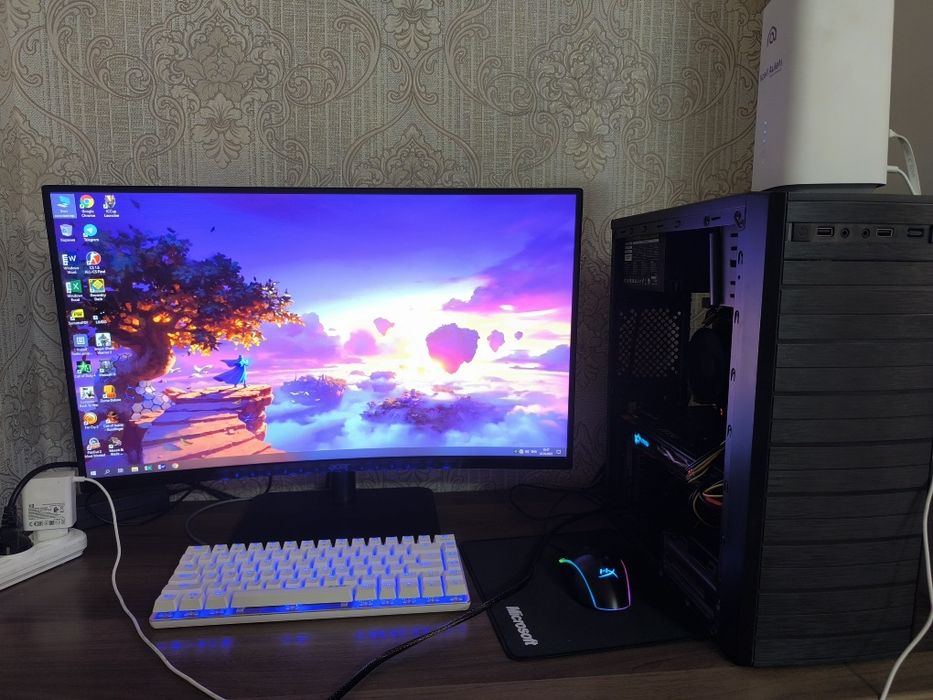 Игровой компьютер i5-6500 gtx 1070 ozu 16g монитор 27д 165гц