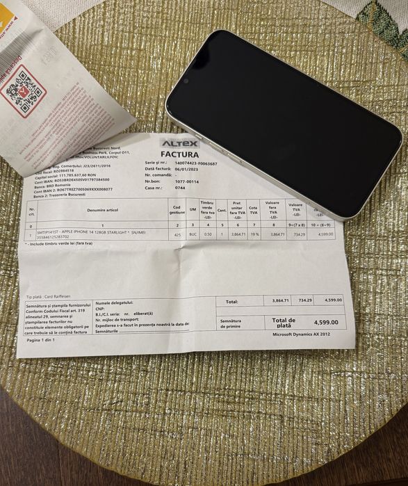 Iphone 14 StarLight - ALB -  128GB