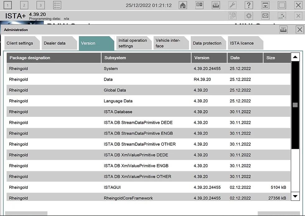 instalez soft tester bmw ista pe laptop 150lei