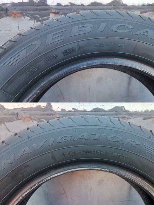 2бр. всесезонни гуми 175/65/14 Debica Navigator
dot21
6.4mm
Добро съст