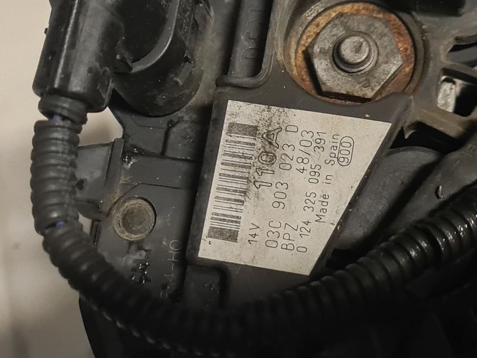 Alternator, electromotor, compresor clima vw golf 5,motor 1,6 fsi,BAG