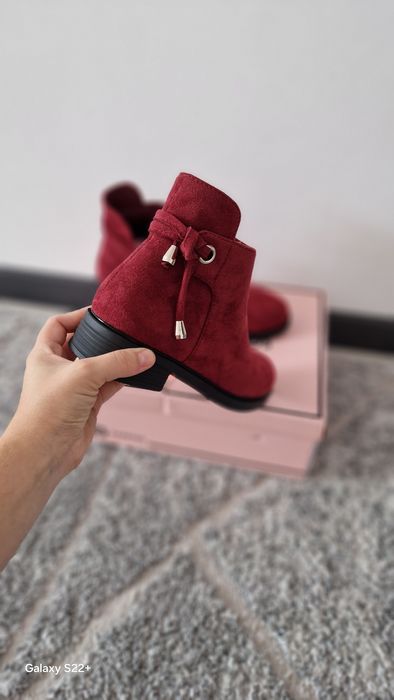 Botine damă cu toc de 3 cm
