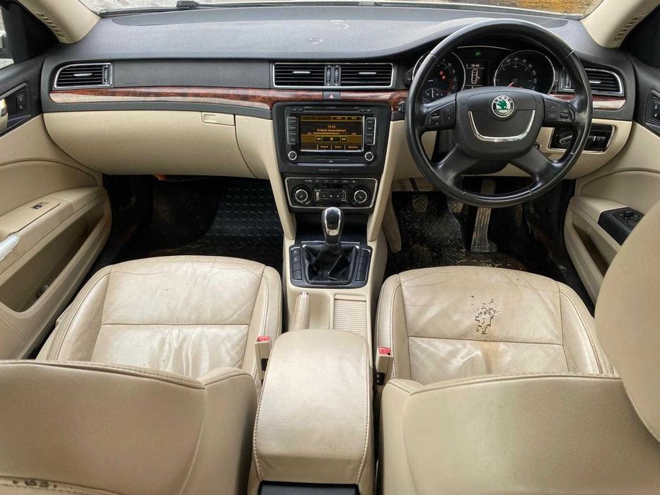 dezmembrez Skoda Superb 2 cod motor CBBB 170 cai/bara fata superb 2