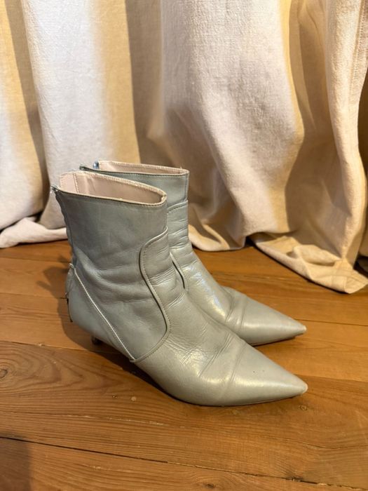 Ботильоны на низком каблуке Zara