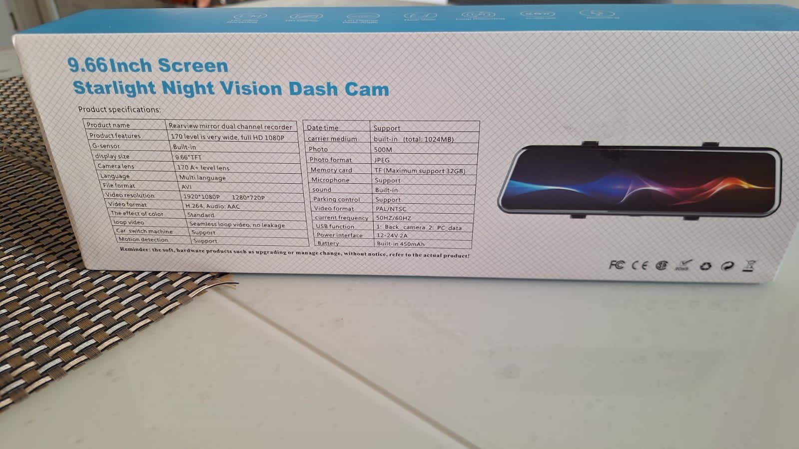 Видеорегистратор Starlight Night Vision Dash Pro
